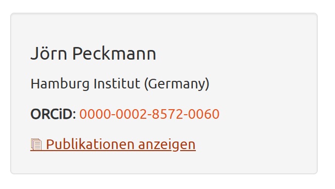 Screenshot der Schaltfläche „Publikationen anzeigen“